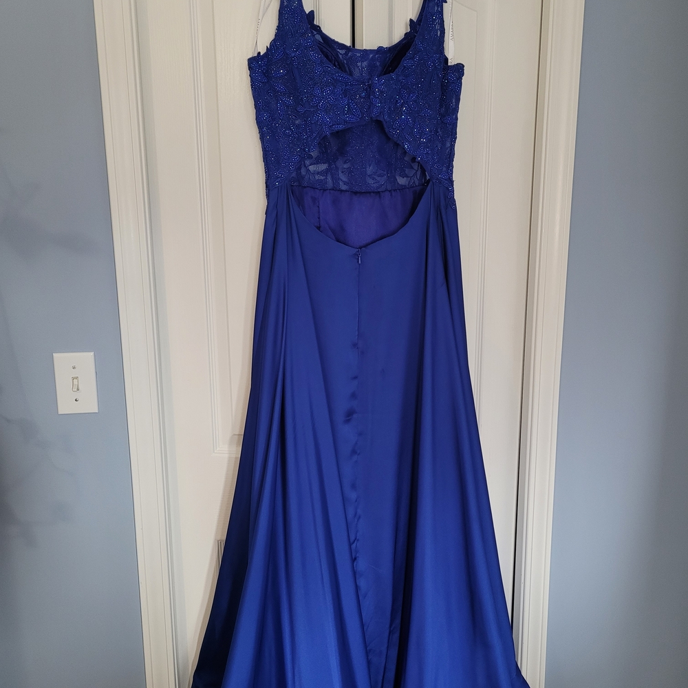 Royal Blue Graduation Dress